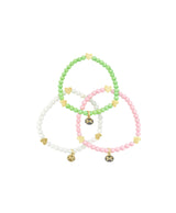 Hearts Bracelet Gift Set - Pink, White, Green