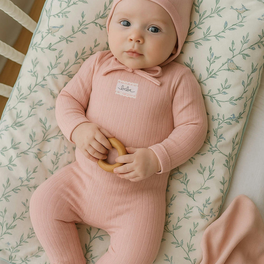 Bebe Pointelle Footie