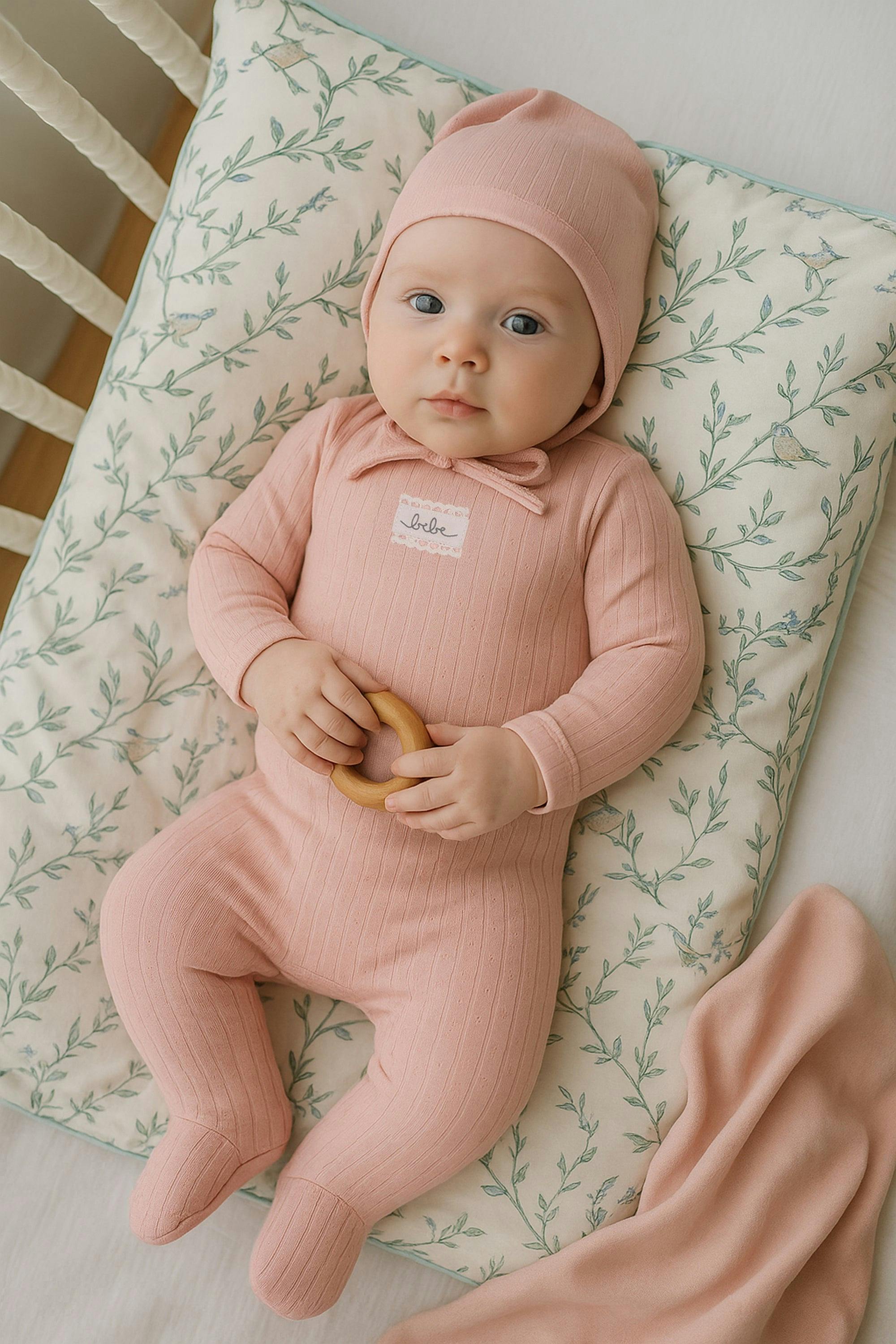 Bebe Pointelle Footie