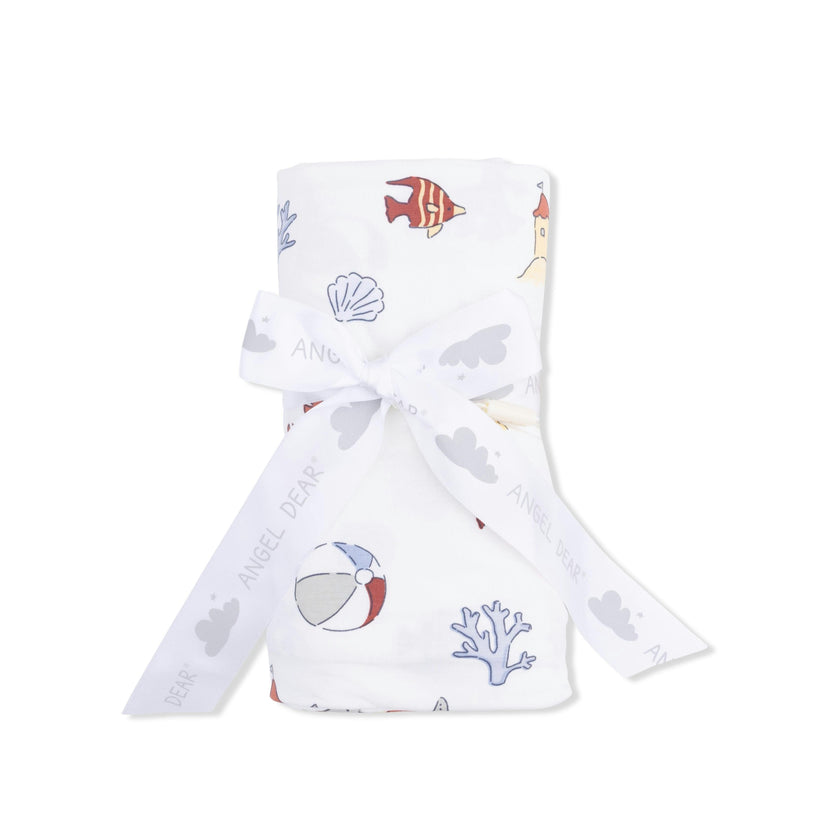 Sunny Sandcastles - Swaddle Blanket