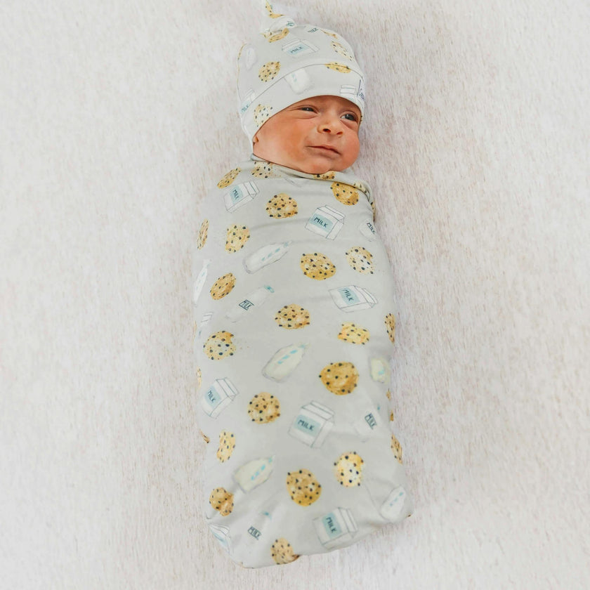 Knit Swaddle Blanket - Chip