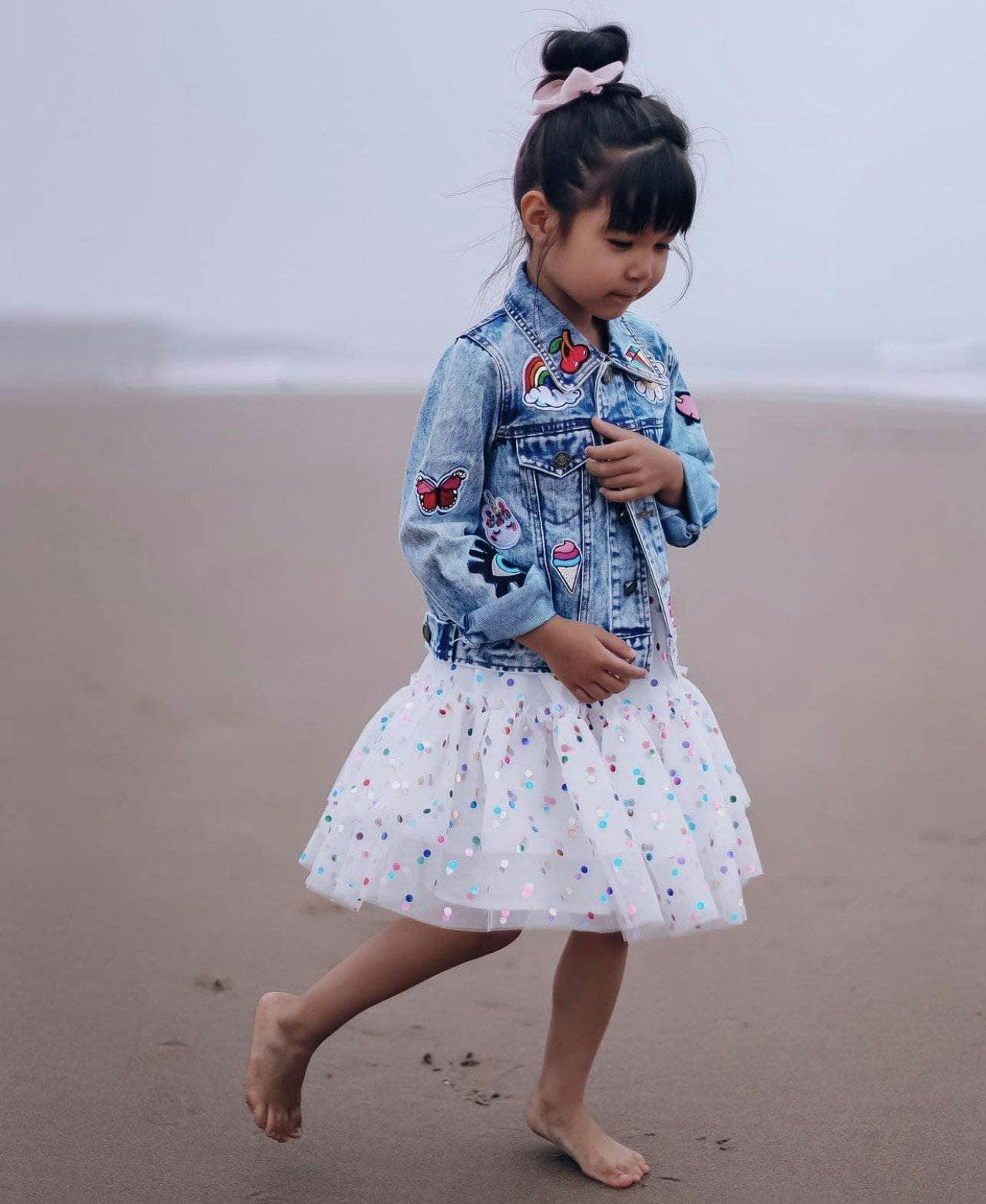 All About the Patch Crop Denim Jacket