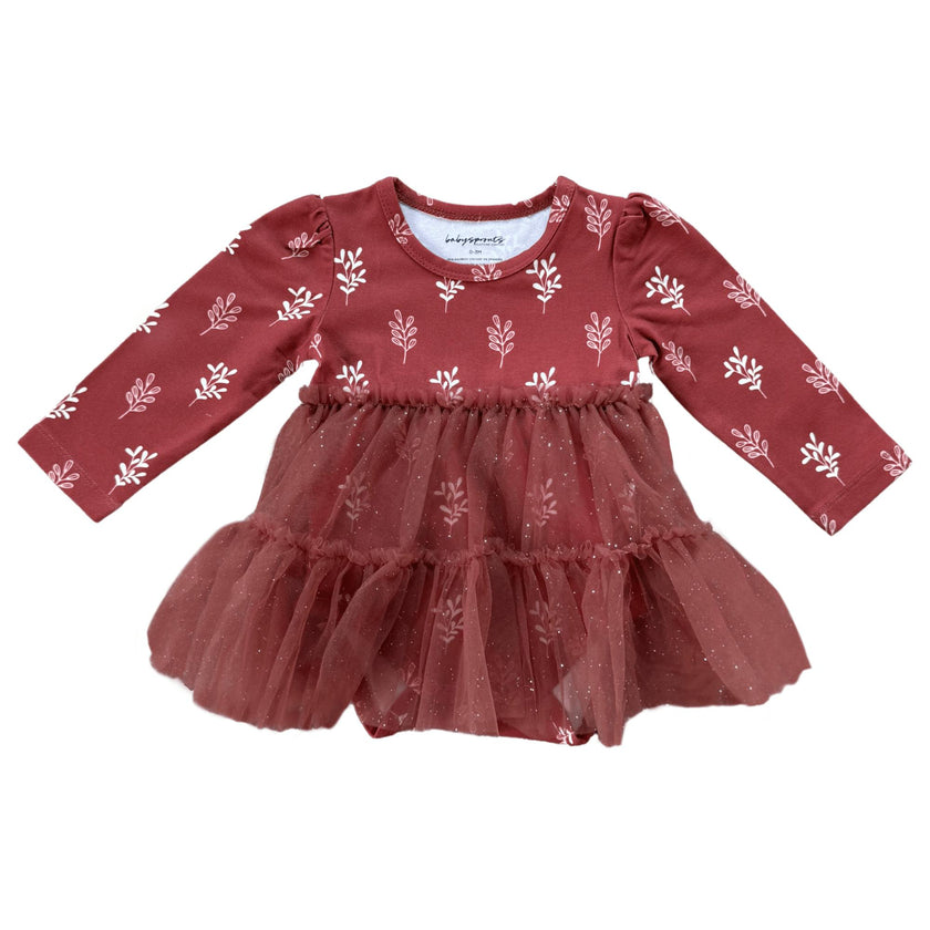 Baby Girl Tulle Bodysuit Dress