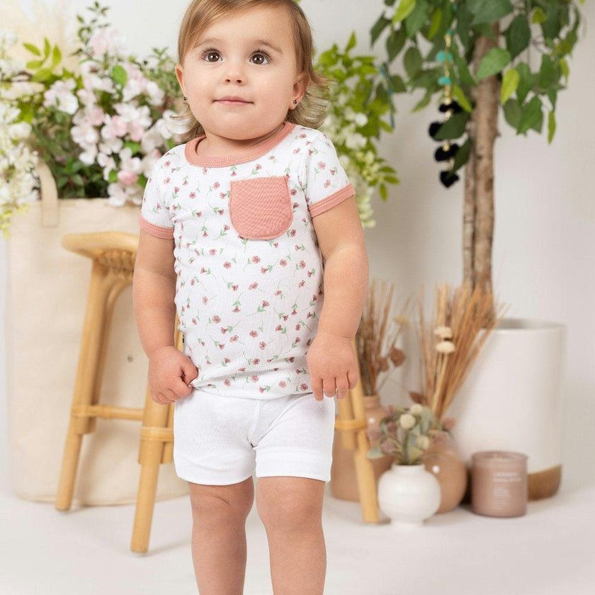 All Over Floral Two-Piece Set