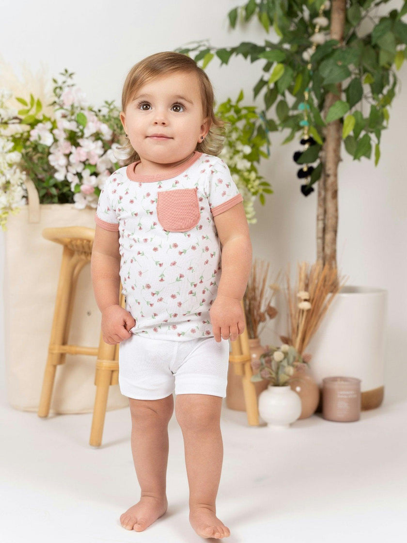 All Over Floral Two-Piece Set
