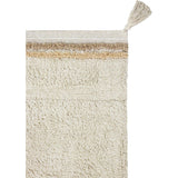 Washable Rug Bloom Natural, White