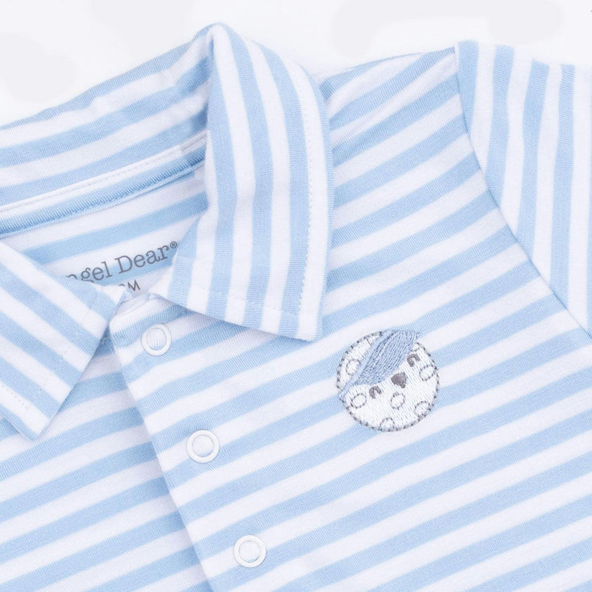 Striped Golf - Polo with Casual Short