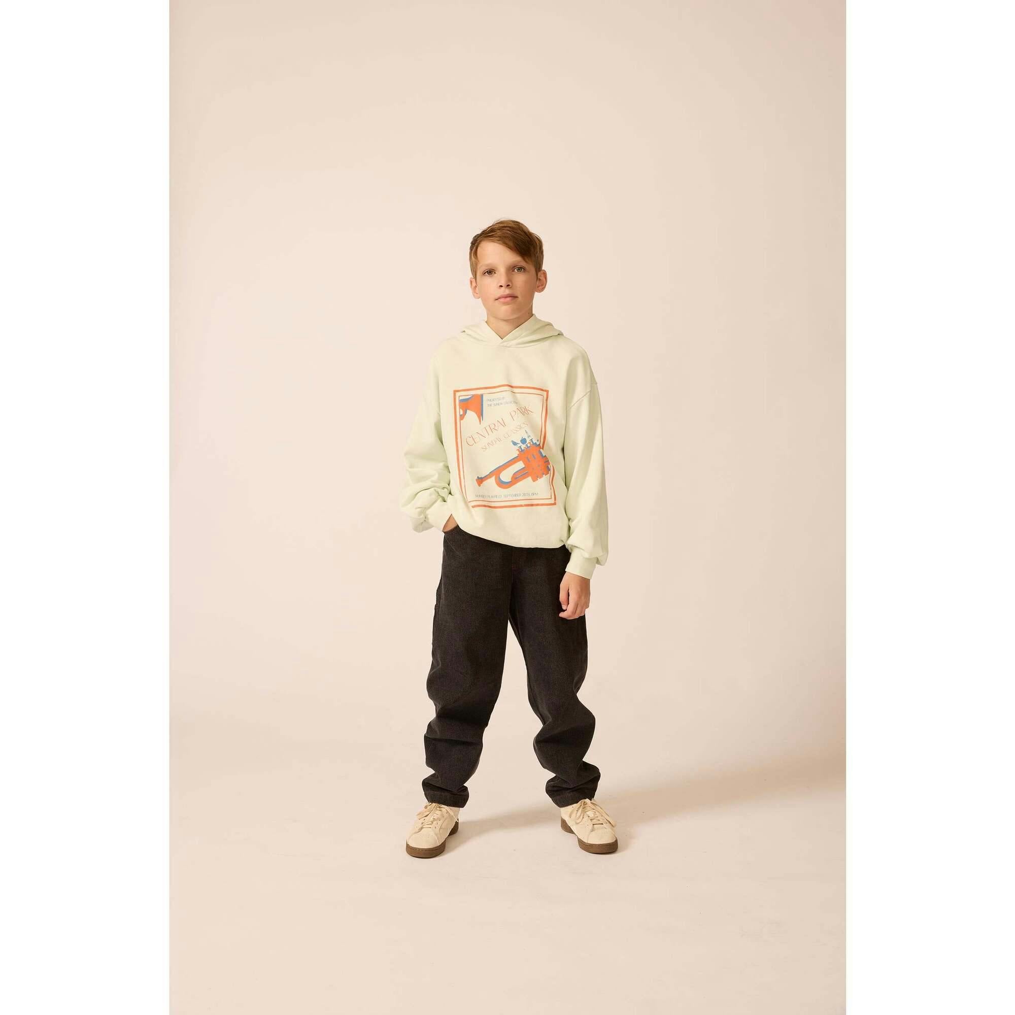 Organic Weekend Hoodie in Blue Haze