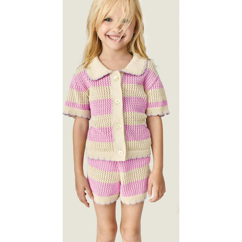 Mipounet SS26 Vita, Short Ecru Pink