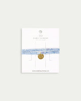Charm Bracelet - Tonal Floral Blue