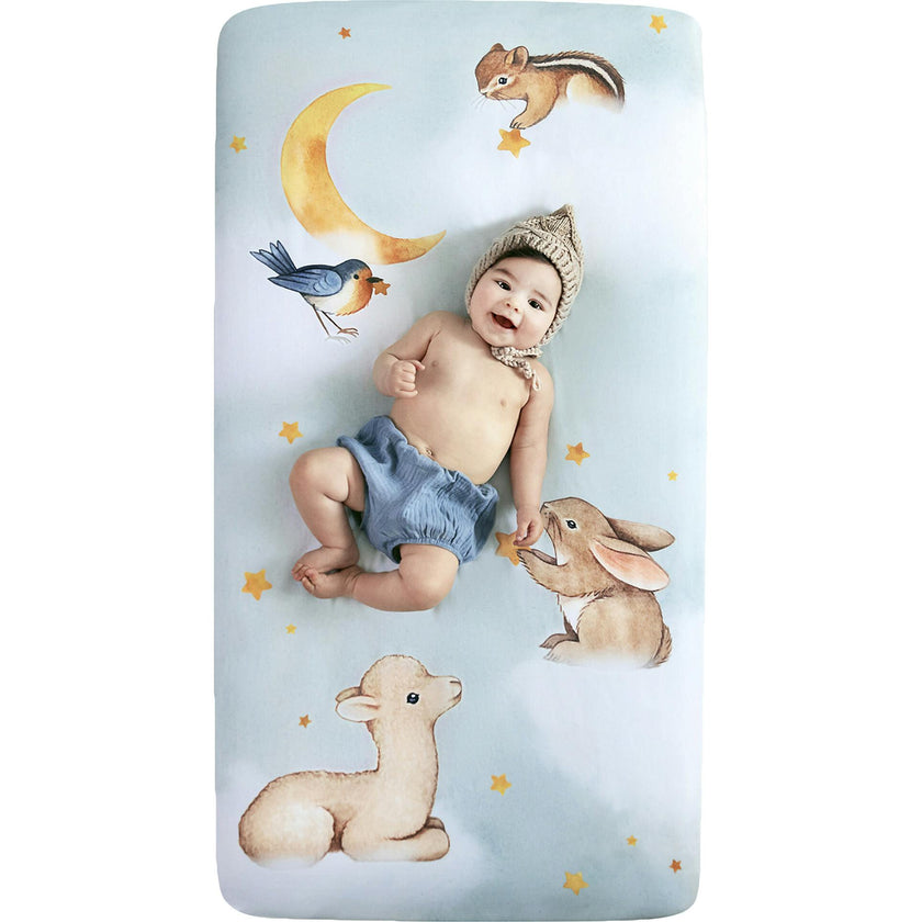 Goodnight Wonderland Standard Crib Sheet