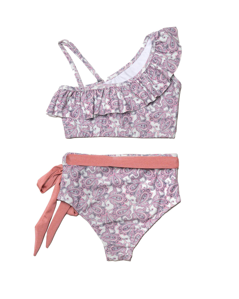 One Shoulder Ruffle Bikini - Mystic Moon