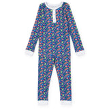 Jack Boys' Pajama Pant Set - Christmas Candy Blue