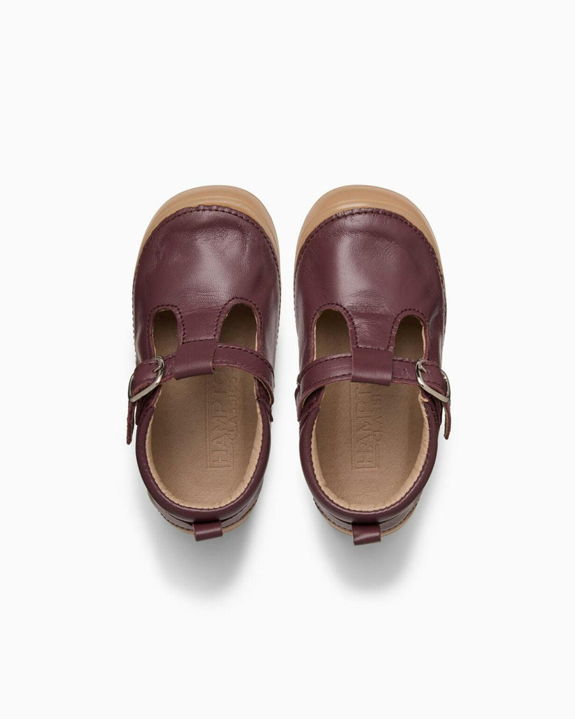 My First Hampton Classics Ari Pre-Walkers in Burgundy