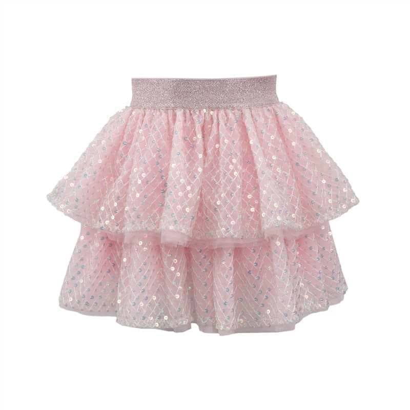 Sequin Party Tiered Skirt