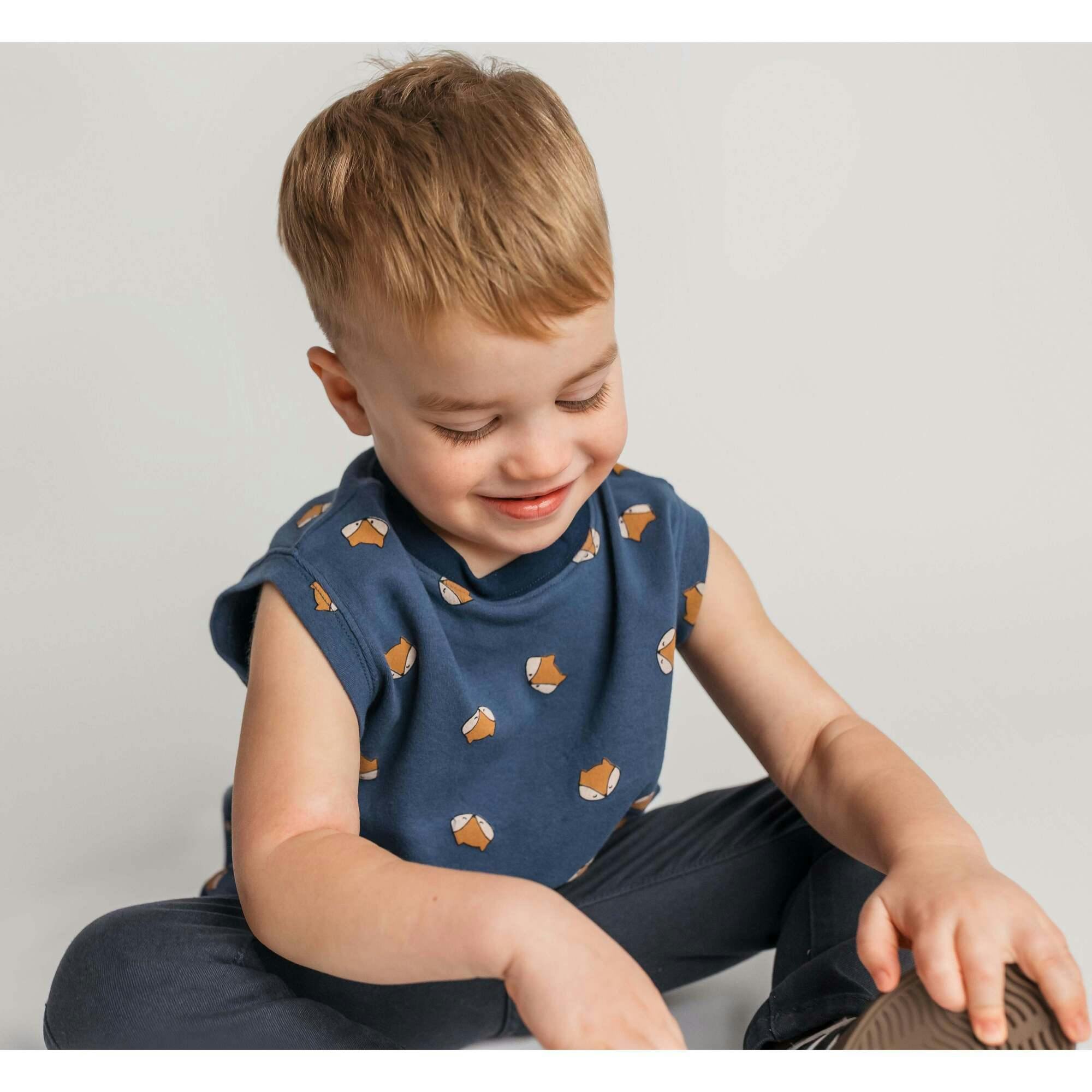 fox tee sleeveless