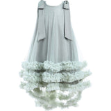 Violeta Sleeveless Ruffle Overlay Dress