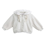 Cream Ruffle Skirt Set