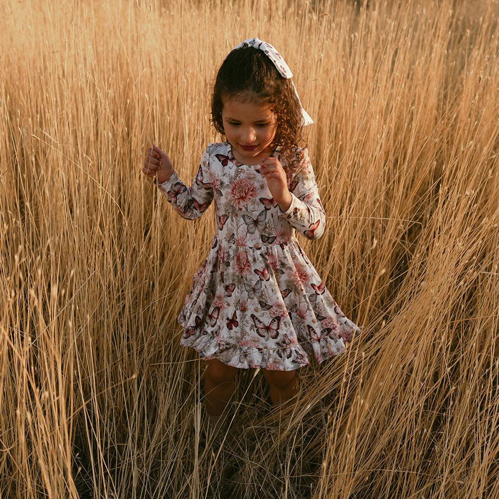 Leanne Ruffled Twirl Dress