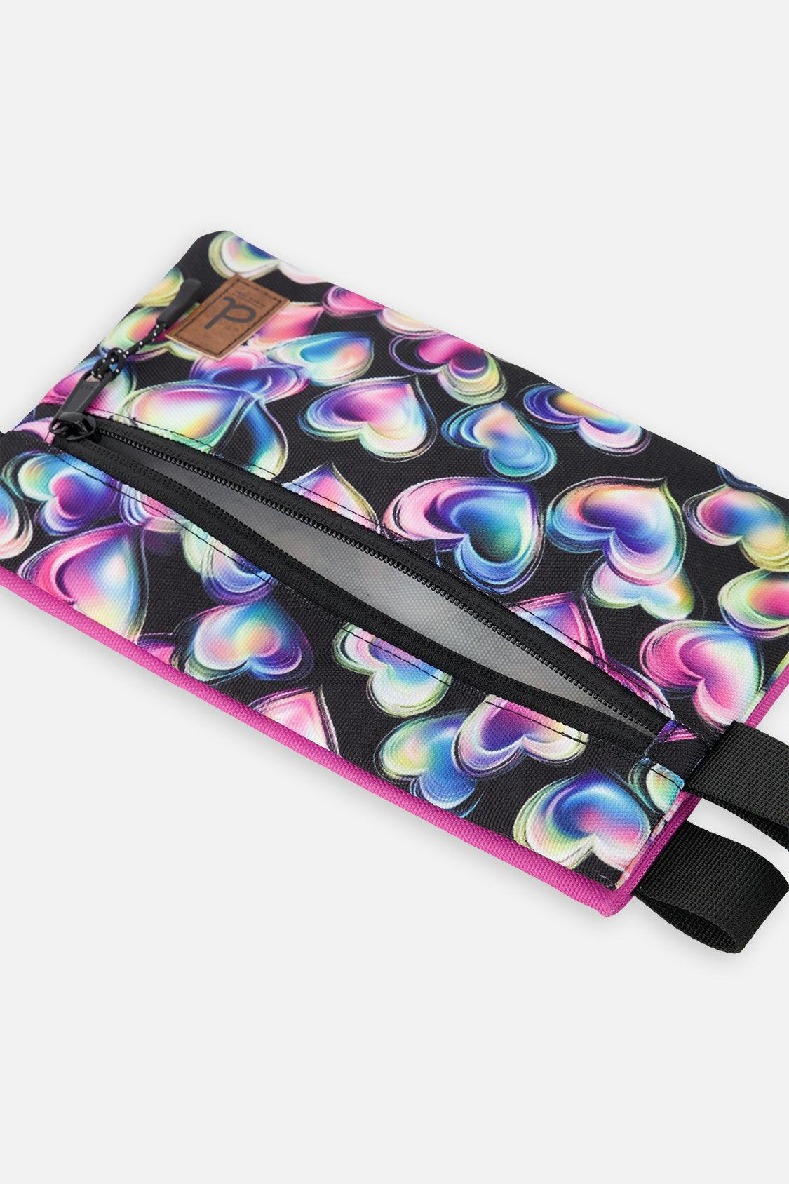 Little Girl Hearts Practical Charming Double-Compartment Pencil Case