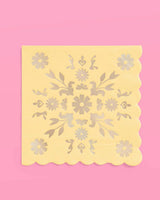 Tea Time Napkins - 24 foil napkins