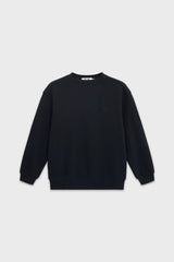 Relaxed Cotton Sweatshirt With Embroidery