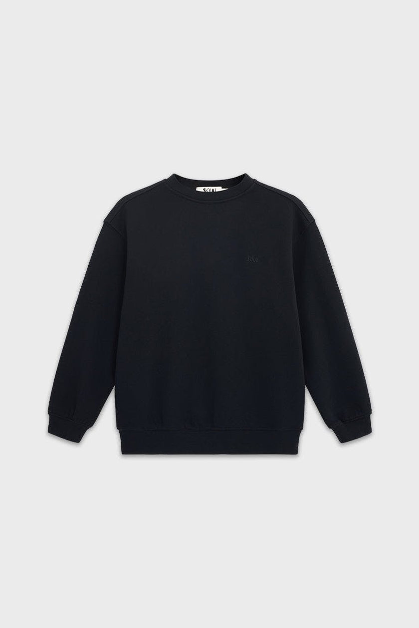 Relaxed Cotton Sweatshirt With Embroidery