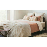 Tribal Sun Gold & Ivory Geometric Throw Pillow