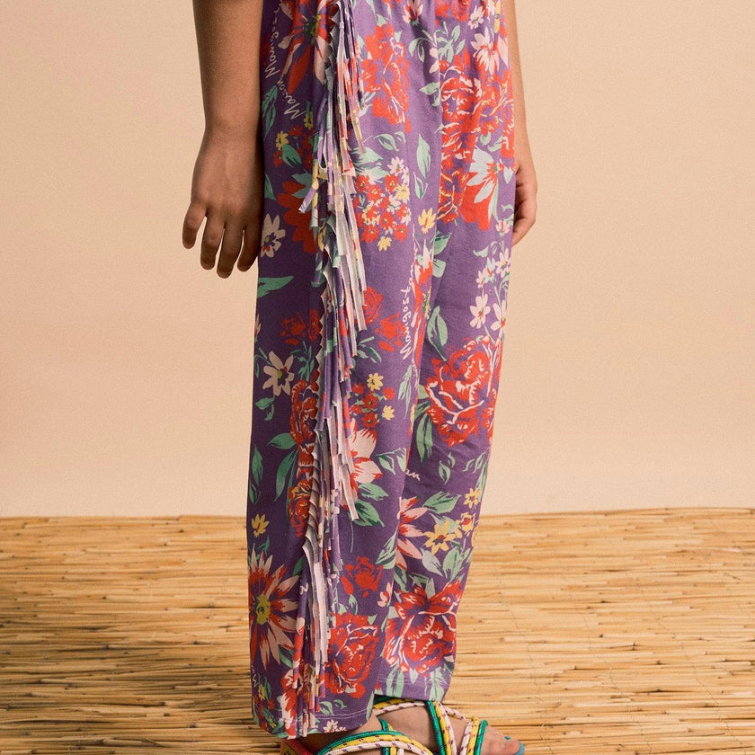 BEVERLY FRINGE PANTS DEEP LAVENDER