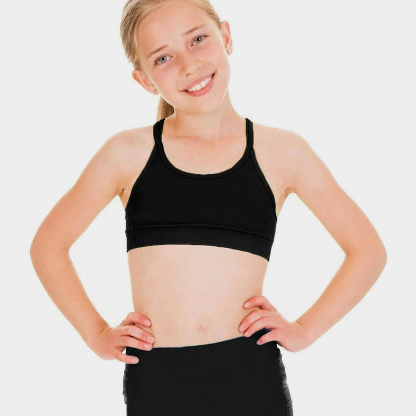 Seamless Activewear Mini Shorts - Black