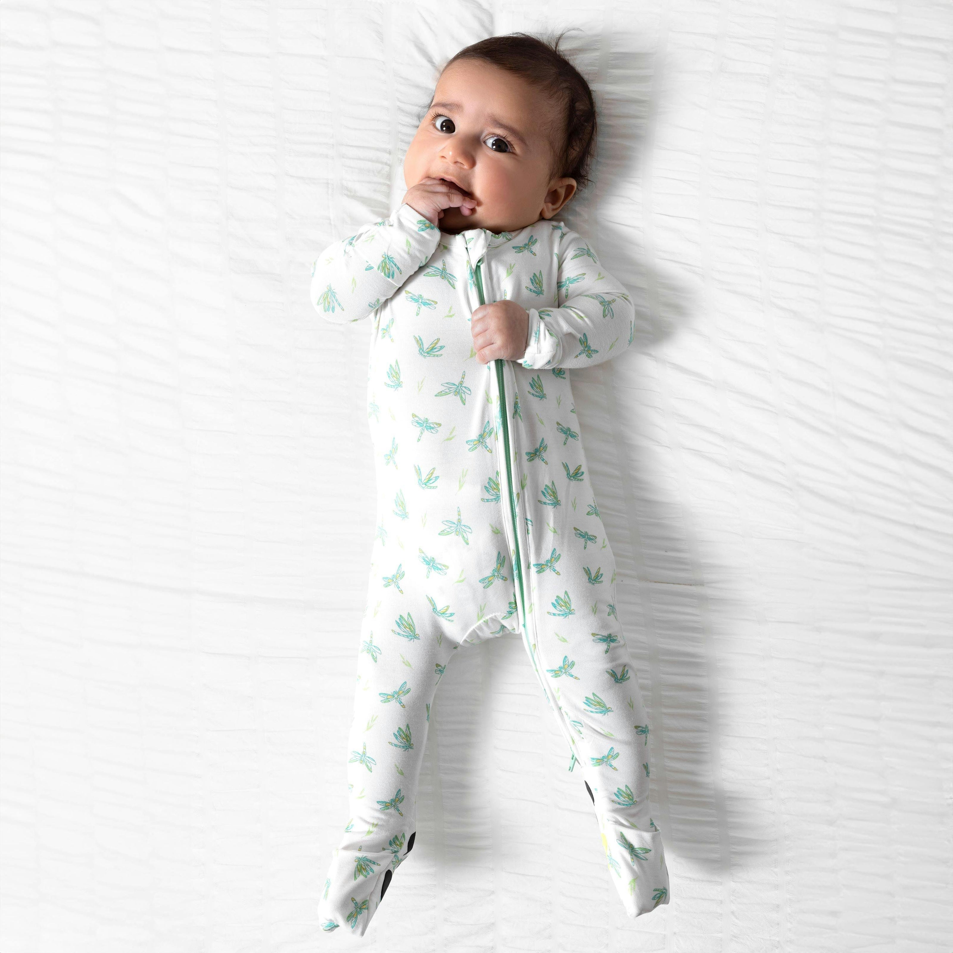 Dragonfly Bamboo Convertible Footie