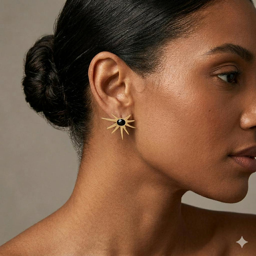 Sunburst Stud Earrings