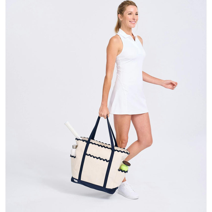 Scalloped Tennis Tote