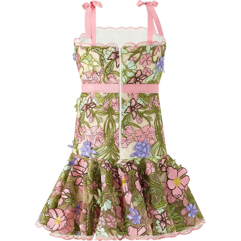 Bonnie Embroidered Mini Dress