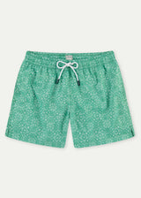 Mint Green Bandana Men's Swim Shorts