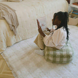 Washable Rug Vichy Ivory