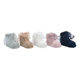 Dotted Tulle Trim Socks Set