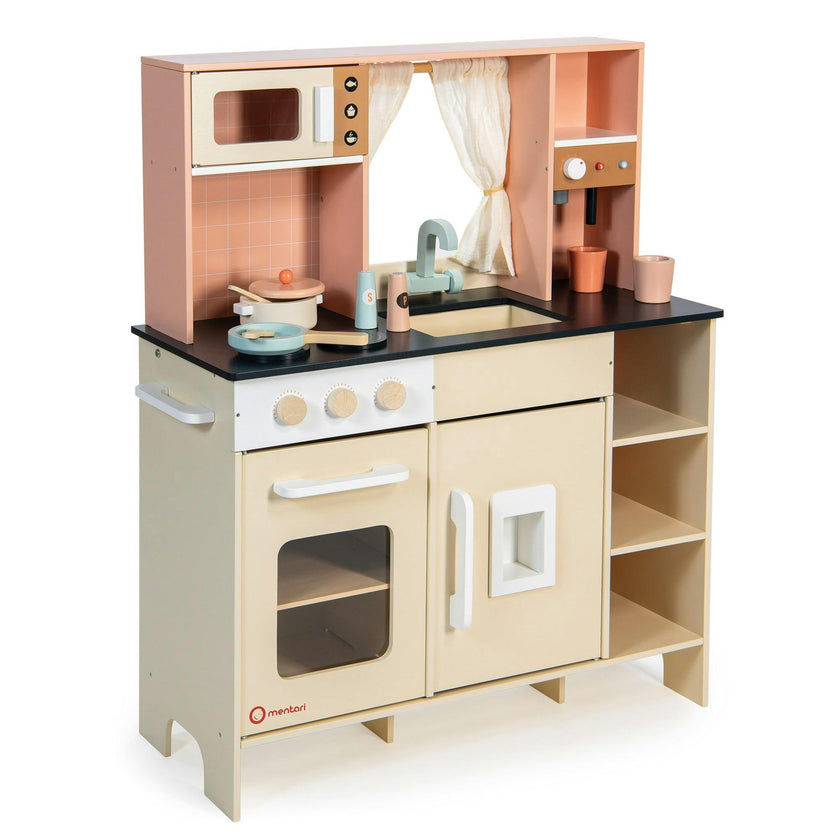 Cream Play Kitchen