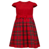 Diana Velvet & Tartan Party Dress