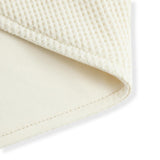 Vanilla Waffle Kerchief Bib