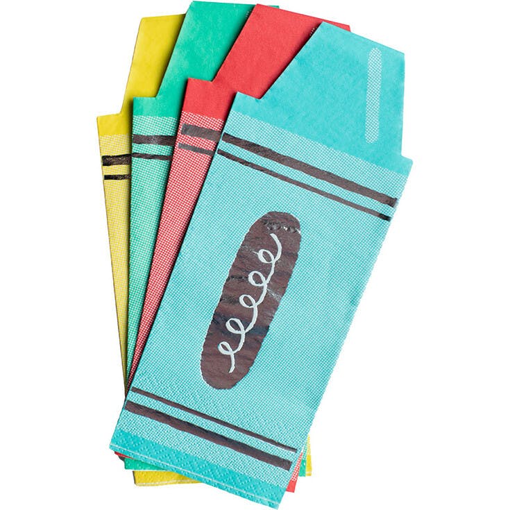 School Days Large Crayon Napkins