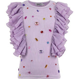 Bejeweled Gem Tank Lavender