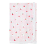 Cherries Pima Cotton Baby Blanket