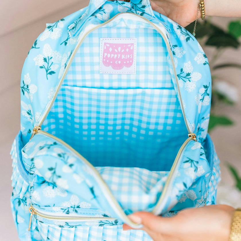 Hydrangea Floral Backpack