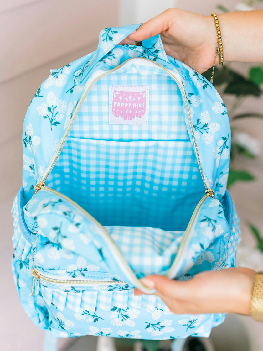 Hydrangea Floral Backpack