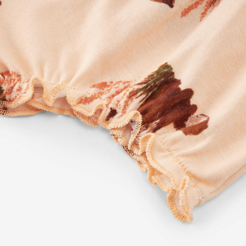 Floral Organic Cotton Dress & Bloomer Set