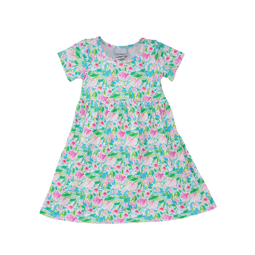 UPF 50+ Laya Short Sleeve Tee Dress