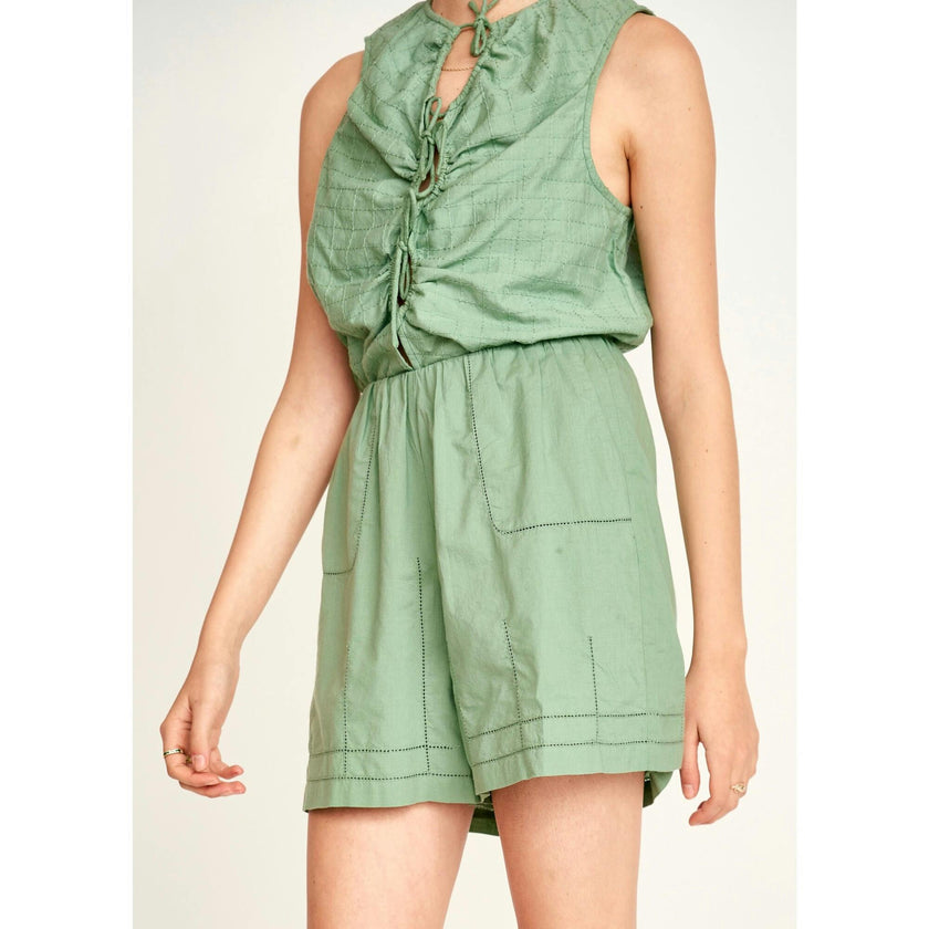 Woodstock Long Line Short in Mint