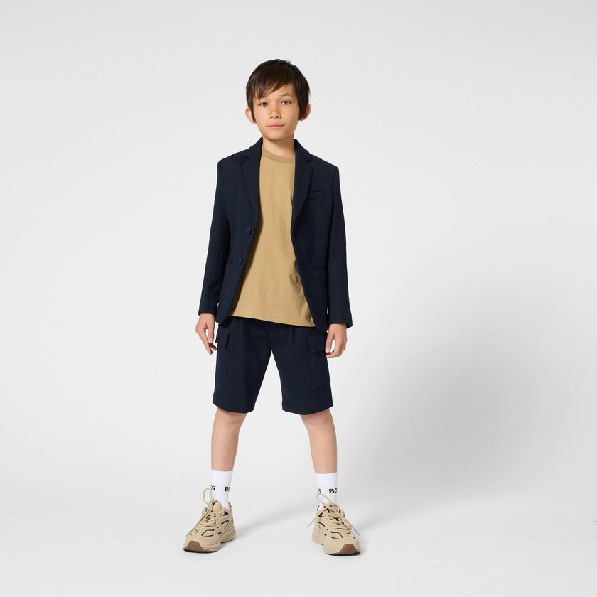 Navy Blue Cargo Shorts