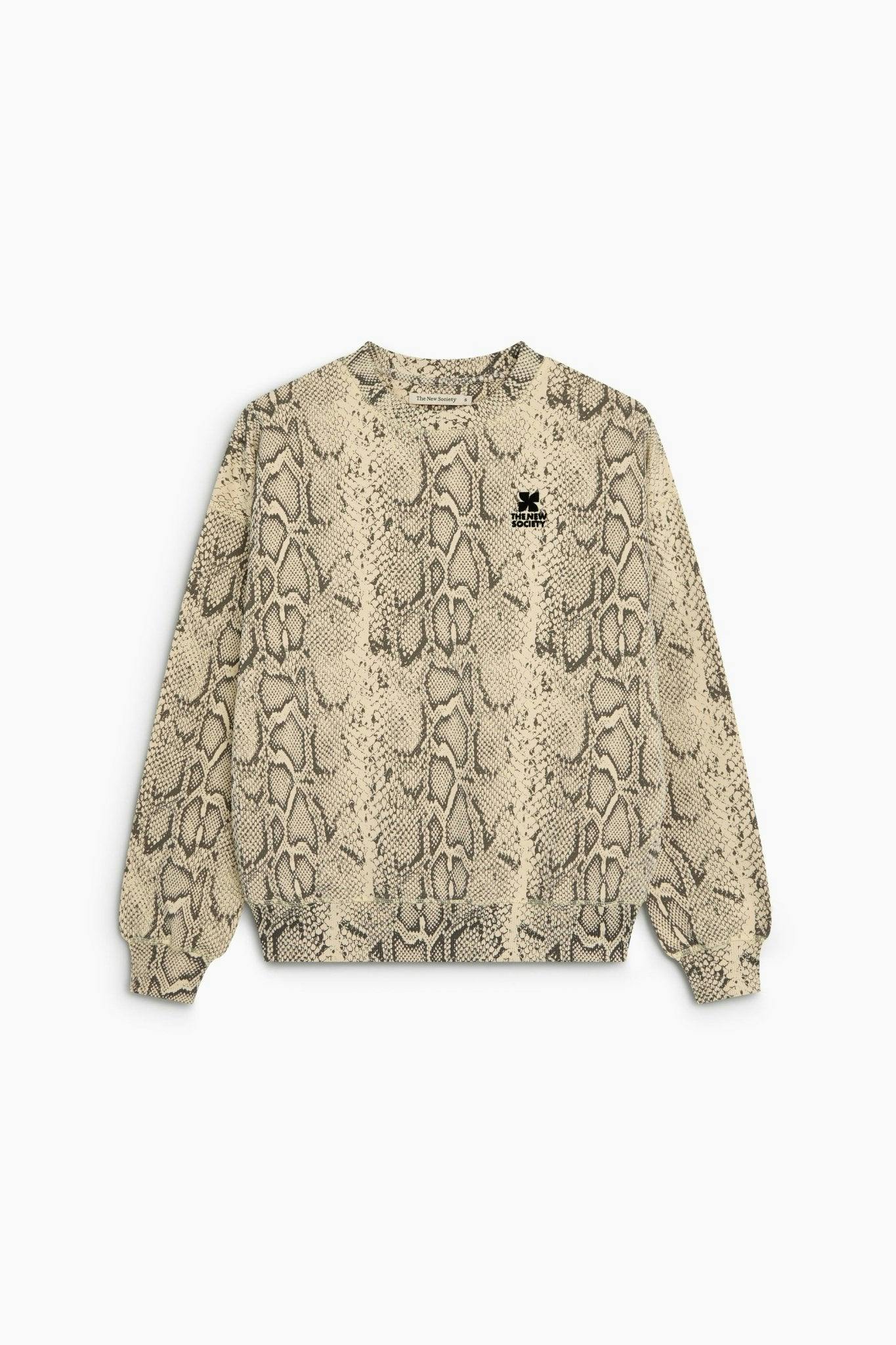 TNS Logo Woman Sweatshirt Snake Print